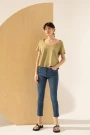 REMERA PEONIA Verde Oliva