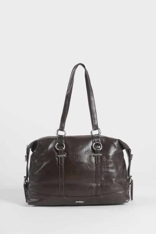Bolso bandolera straps chocolate