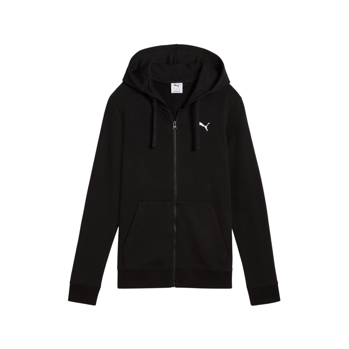 Campera Puma Essentials Full Zip - Black - Black 
