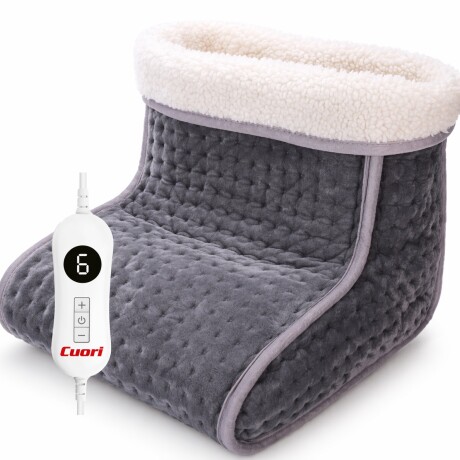 Calienta Pies Cuori Febo Eléctrico 6Niveles Autoapagado 100W Gris