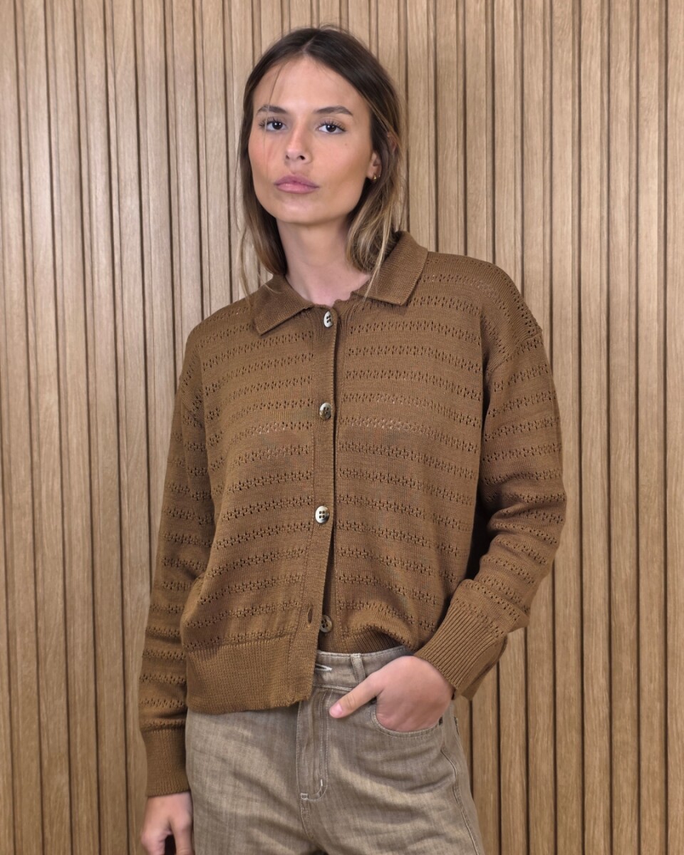 Cardigan Catalina - Ocre 