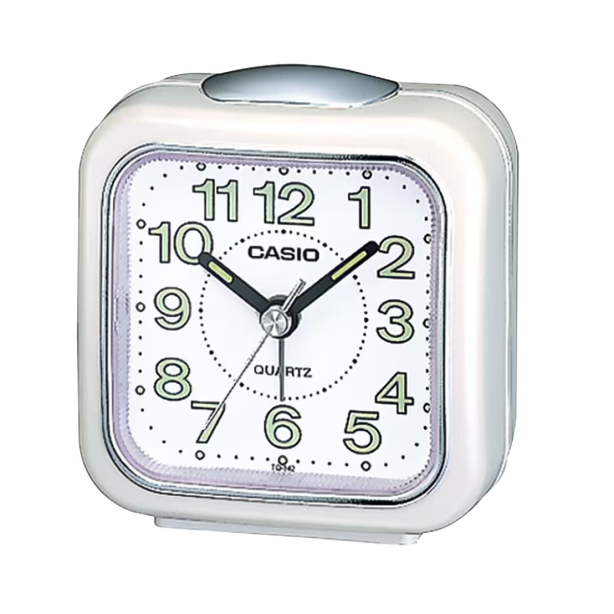 Reloj Despertador Casio Tq142 7df Color Blanco 