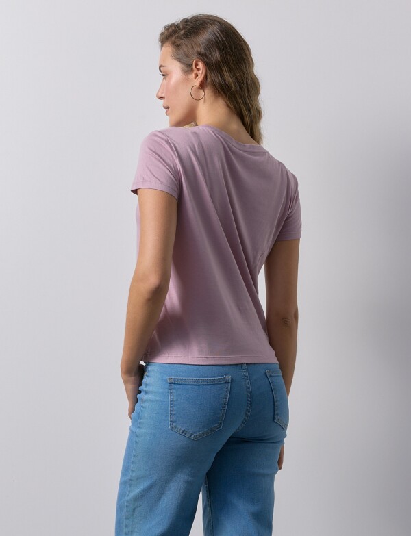 Remera Basica LAVANDA