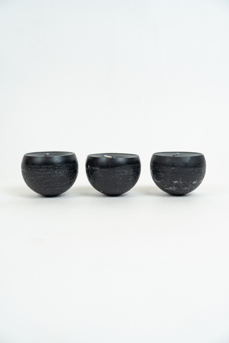 Vela Flotante, 3un. - Negro 
