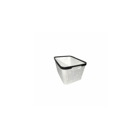 CESTO CANASTO ORGANIZADOR 27X18X14CM MULTICOLOR
