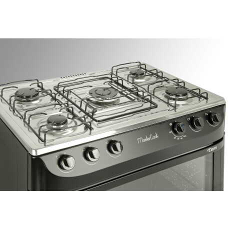 Cocina Tem Mastercook 5H + Horno Alto Rendimiento NEGRO