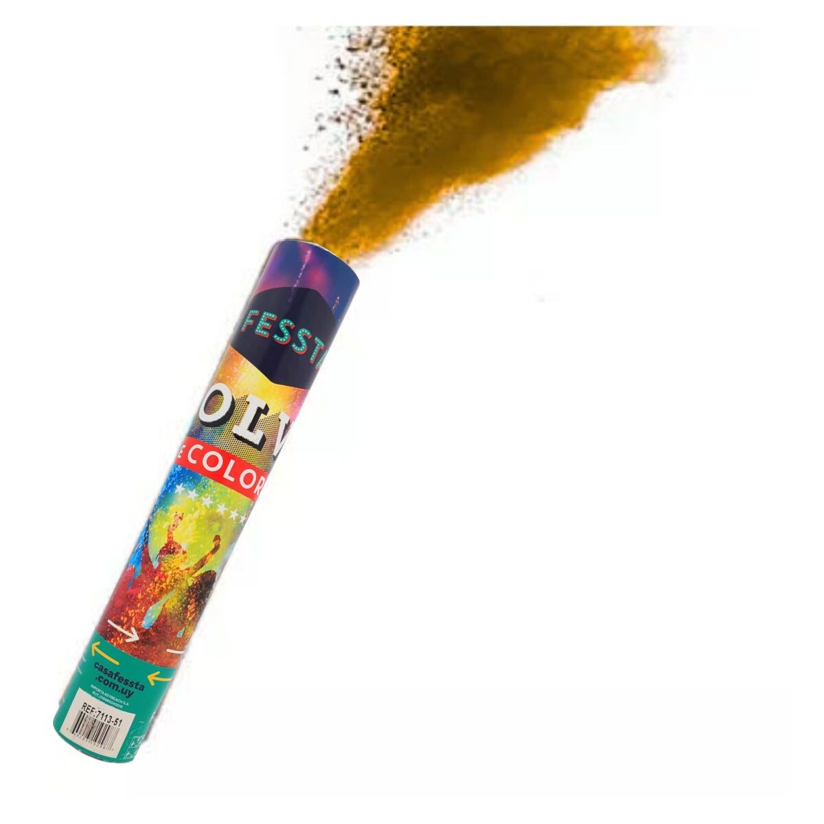Cañon de Polvo Fessta 30cm - Amarillo 