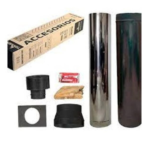 Calefactor Estufa Alto Rendimiento Tromen A9 Con Kit CALEFACTOR TROMEN A9 KIT TECHO 32310001