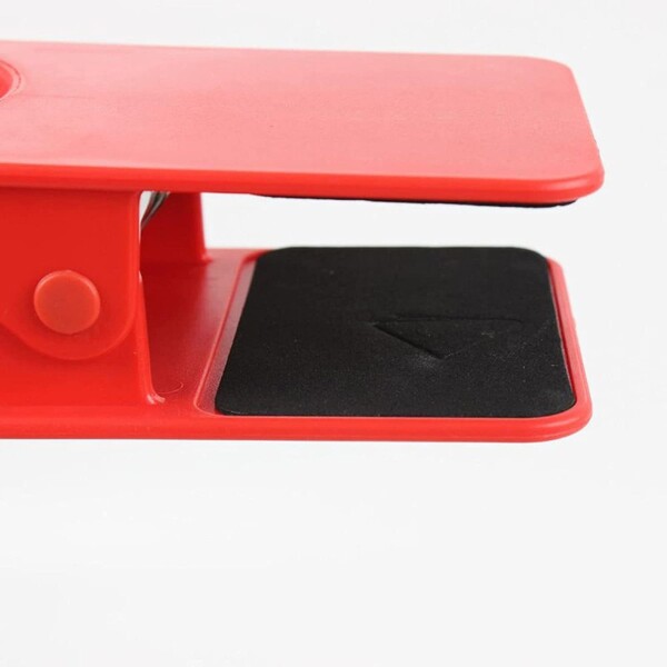 Soporte Vaso Taza Cafe Escritorio Mesa Pinza Posa Vaso Color Variante Rojo