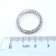 Anillo en oro 18k blanco y brillantes Anillo en oro 18k blanco y brillantes