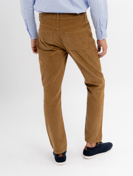 Pantalon pana marron