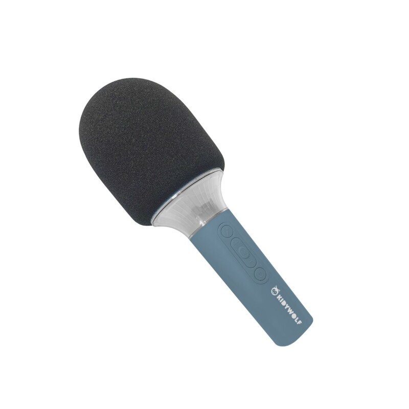 KIDYMIC Micrófono Infantil Con Luces Bluetooth Usb Recargable - Azul