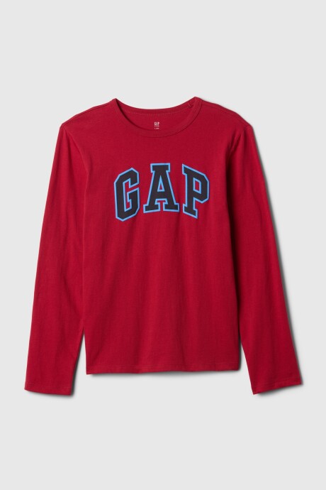 Remera Logo Gap Manga Larga Niño Sled