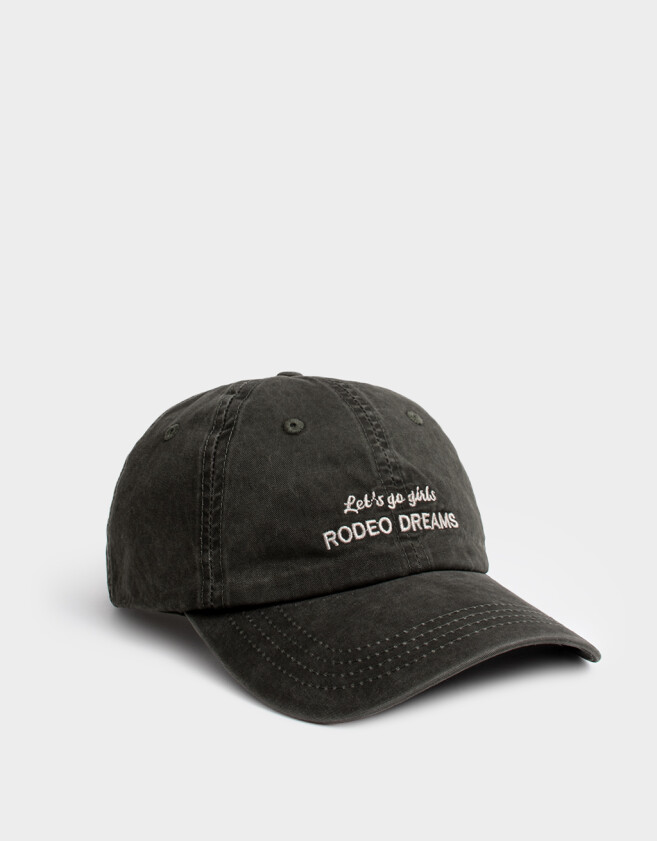 Caps Gorra Canvas Bordada - Verde Medio