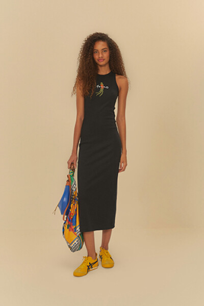 VESTIDO RIB Negro