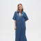 Vestido Danao Azul Medio