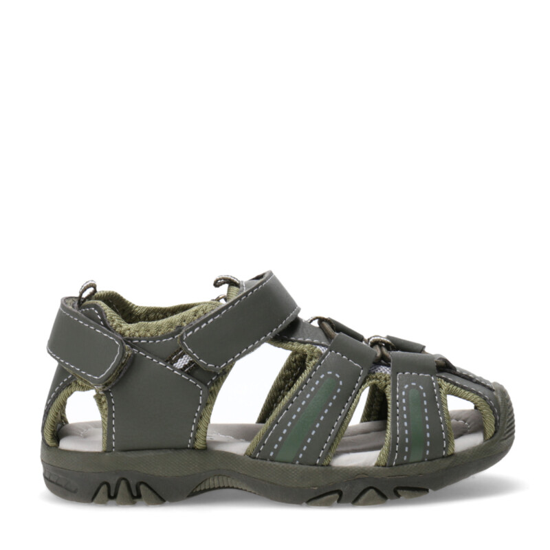 Sandalias de Niño Croco Kids RICK con velcro Verde