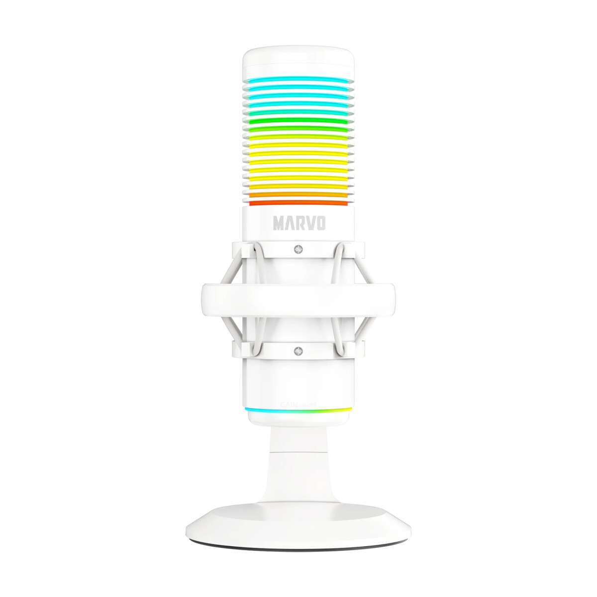 Micrófono Gaming Marvo Mic-07 Omnidireccional Con Iluminación 