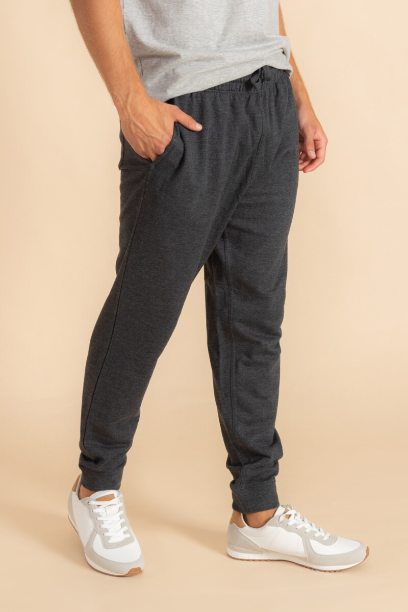 Pantalón deportivo con puño Gris Oscuro