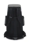 Mochila mochilera de trekking impermeable Gris