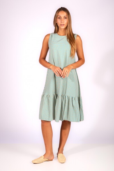Vestido Brezee Celeste