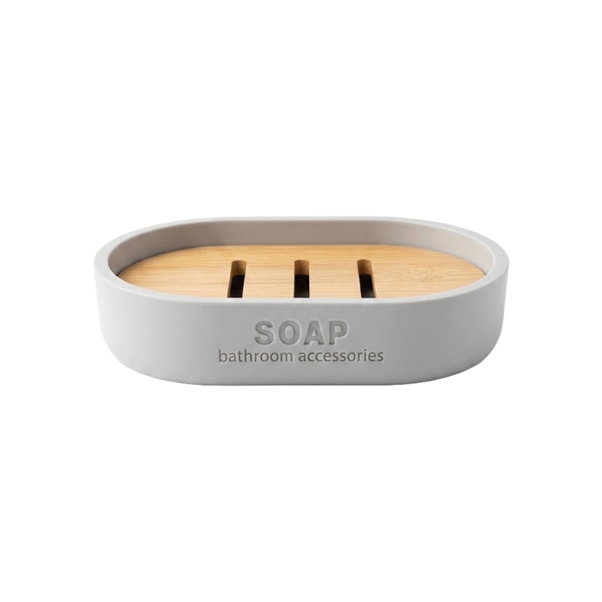 JABONERA GRIS CL/BAMBU 