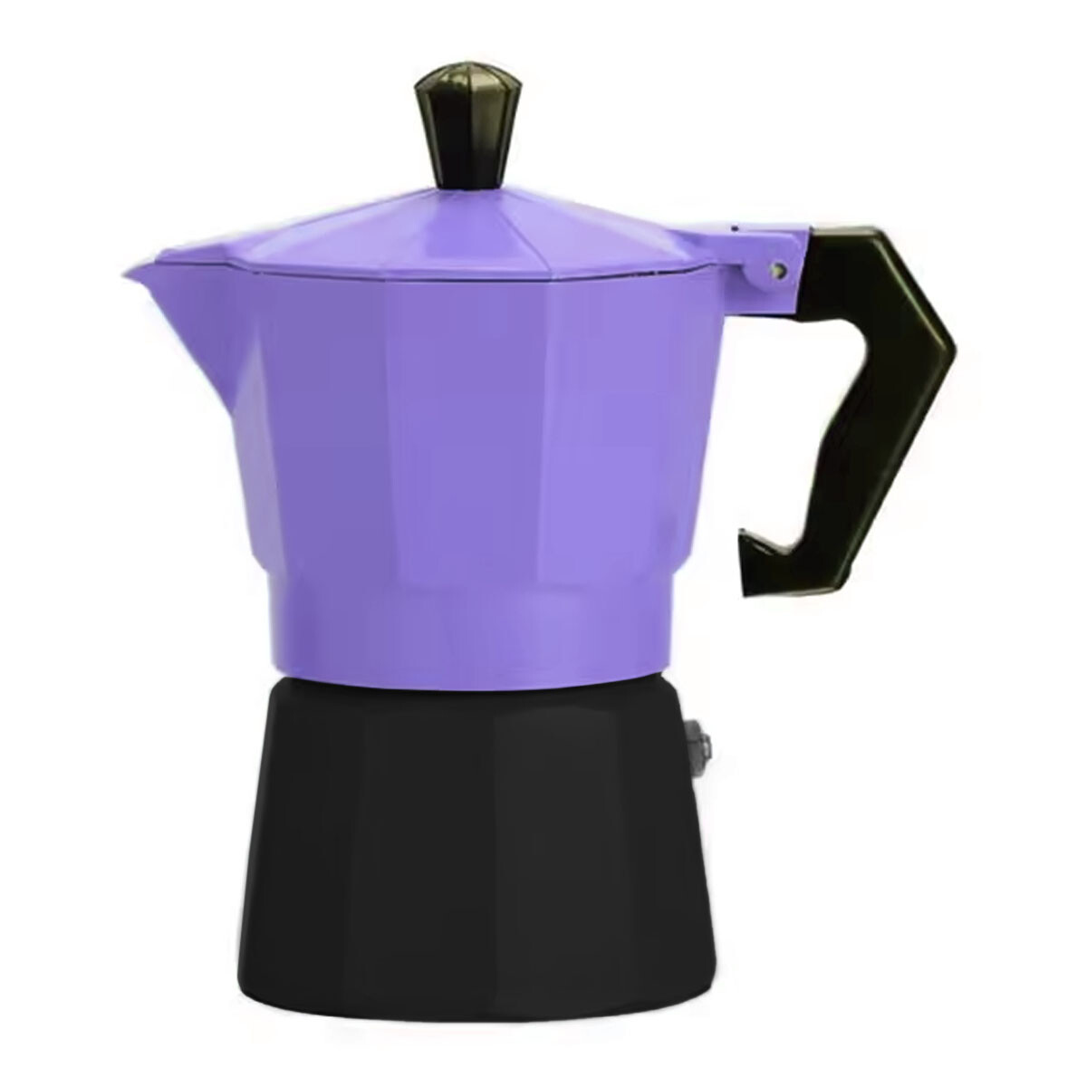 Cafetera Italiana de Aluminio 3 Tazas - Violeta 