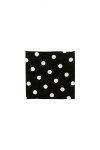 Servilleta 16x16 cm. paquete x 20 NEGRO LUNARES