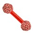 Juguete Perro Masticable Cuerda Soga Nudos Dental 22Cm Variante Color Rojo