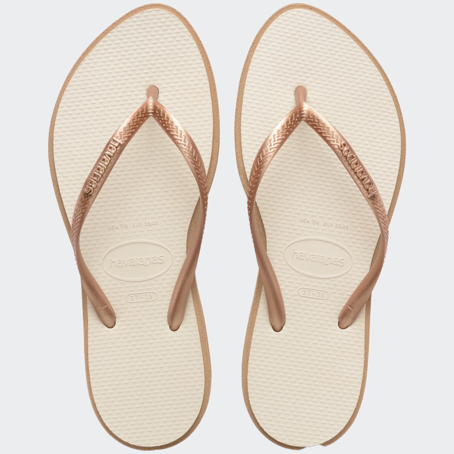 Ojotas Havaianas Slim Point Beige — Inbox