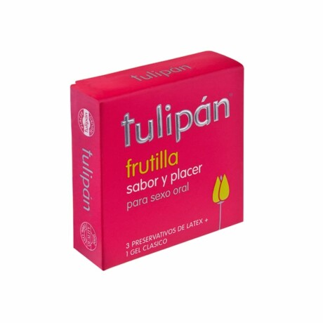 Preservativo Tulipan Frutilla 3 Unidades Preservativo Tulipan Frutilla 3 Unidades