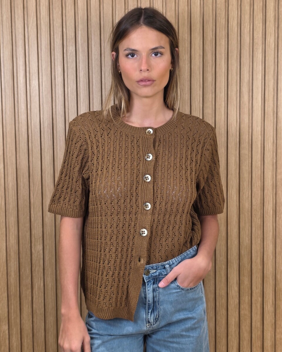 Cardigan Mora - Ocre 