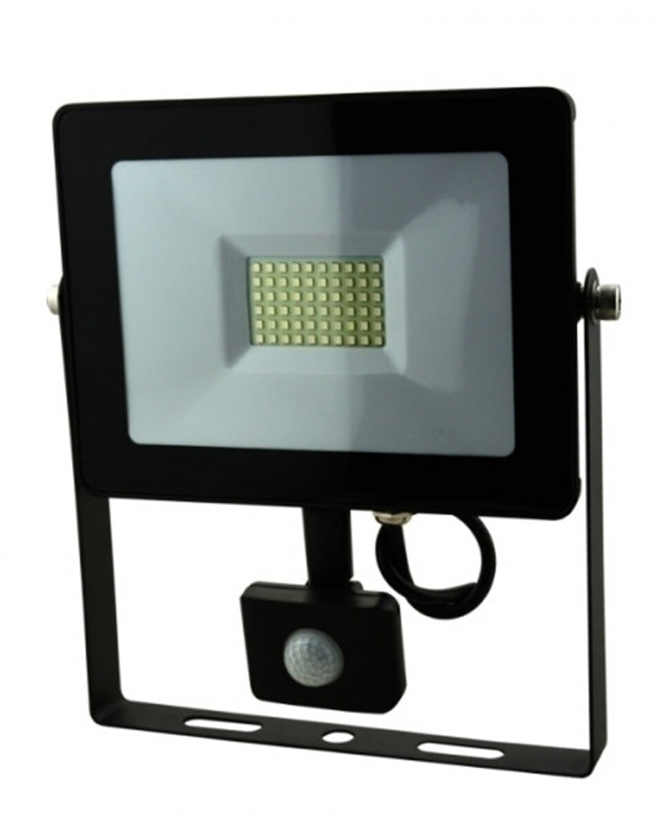 Foco proyector LED con sensor de movimiento Ixec 50w tonalidad cálida 