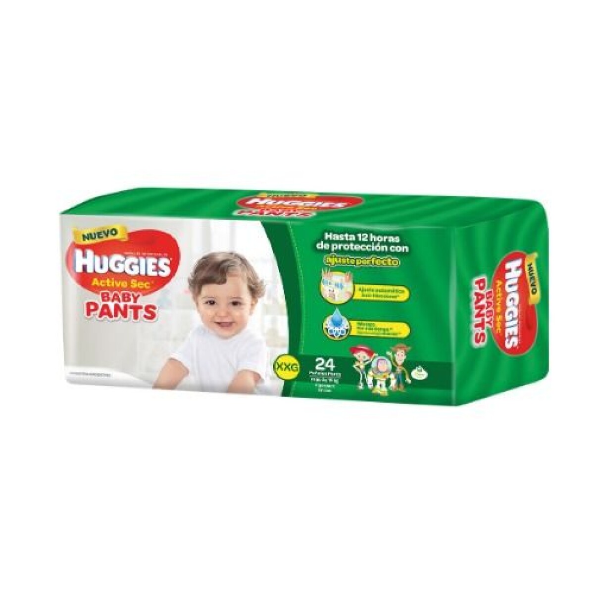 HUGGIES ACTIVE SEC PANTS XXG 24 