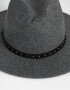 Sombreros Boho Sombrero Con Trim - Negro