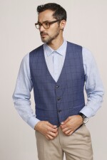 Chaleco Reversible Due Volti MARINO/AZUL