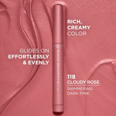 L'Oreal París Sombra de Ojos Hypnoteyes Le Shadow Stick - 118 Cloudy Rose L'Oreal París Sombra de Ojos Hypnoteyes Le Shadow Stick - 118 Cloudy Rose