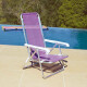Silla Reclinable 8 Pos. Alum. Sannet VIOLETA