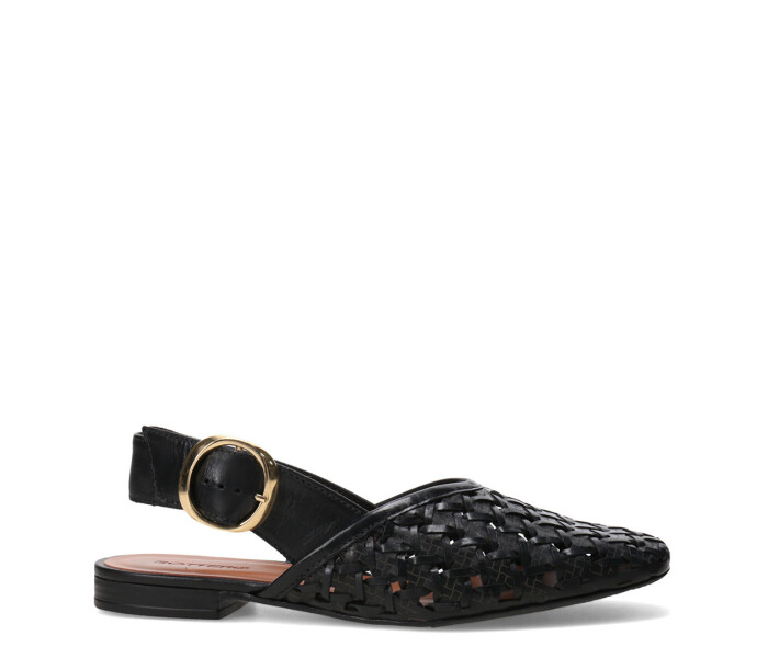 Zapatos de Mujer Bottero Tira Trasera Negro