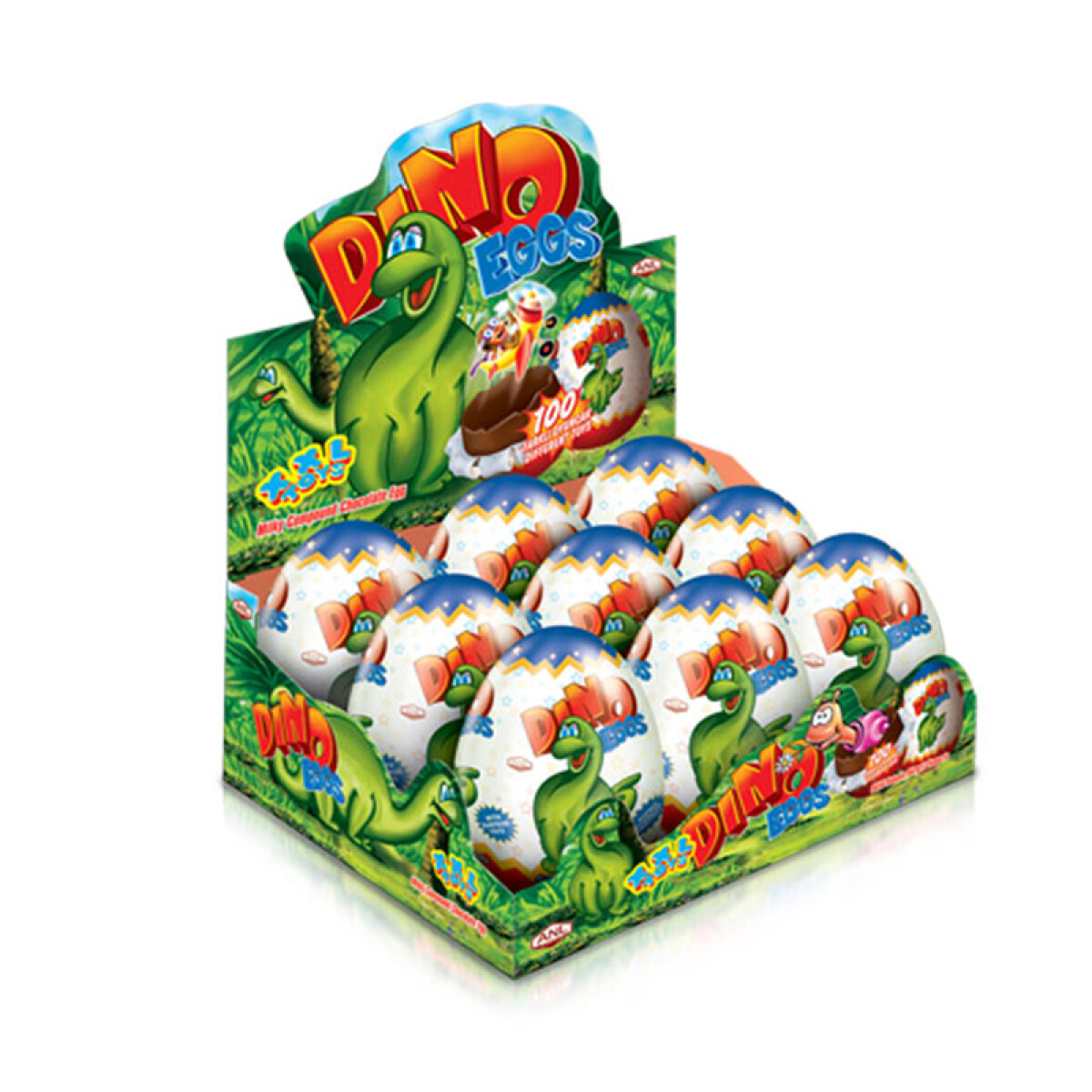 Huevo de Pascua ANL x9 unidades Dino 115 grs 