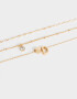Collares Cortos De inicial Collar Corto De Inicial "d" - Dorado