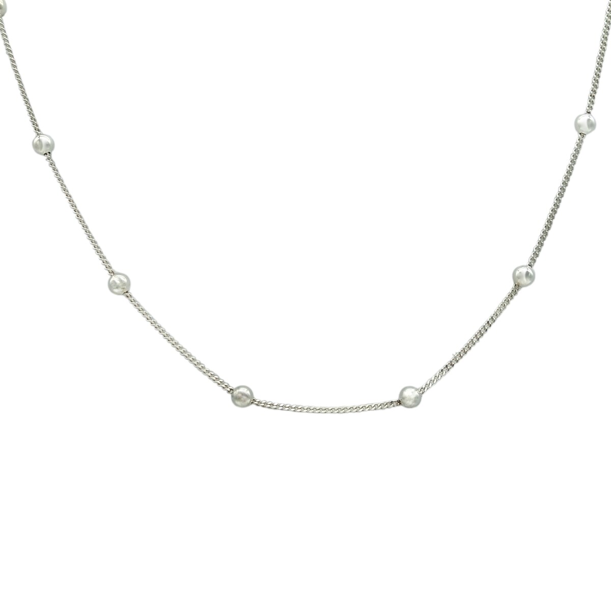 Cadena Bolitas-Plata 925-Sin Piedra-CD3036 - sinpiedra 