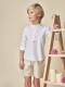 Pantalon Corto De Lino Piedra