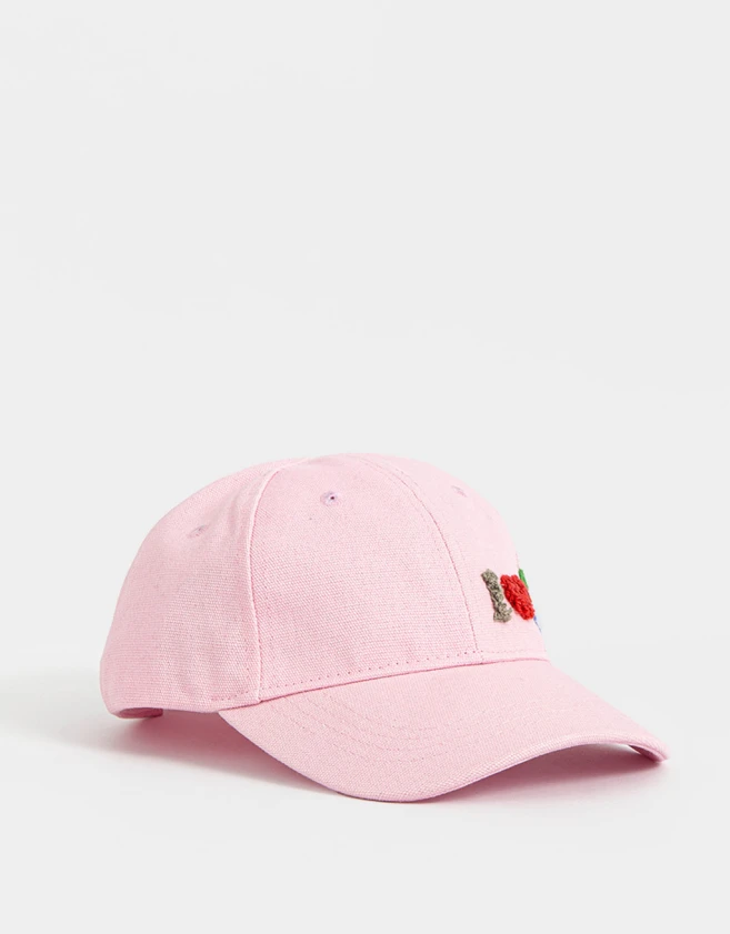 Caps y sombreros infantiles Con bordado Gorra Infantil Bordada - Rosa Claro