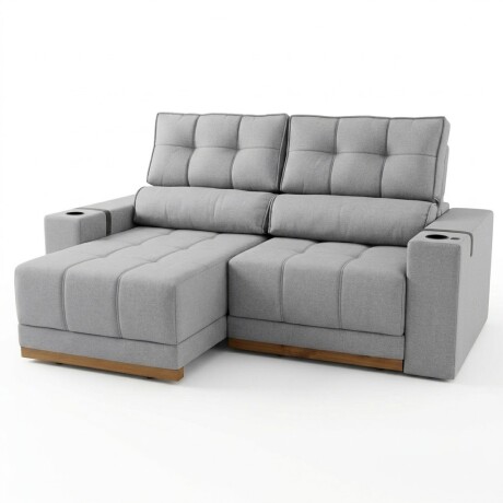 SOFA HELLEN RETRACTIL RECLINABLE ARTICO 3 LUGARES GRIS URBANO SOFA HELLEN RETRACTIL RECLINABLE ARTICO 3 LUGARES GRIS URBANO
