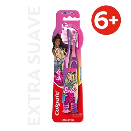Cepillo de Dientes Colgate Smiles Barbie 2 Unidades Cepillo de Dientes Colgate Smiles Barbie 2 Unidades