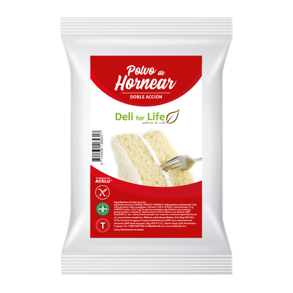 Polvo De Hornear Sin Gluten Deli FOR Life 100g 