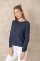 Sweater liso Azul Marino