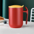 Taza Termica Nordica Jarra Hermetica Tapa Cuchara Agarre Variante Color Rojo