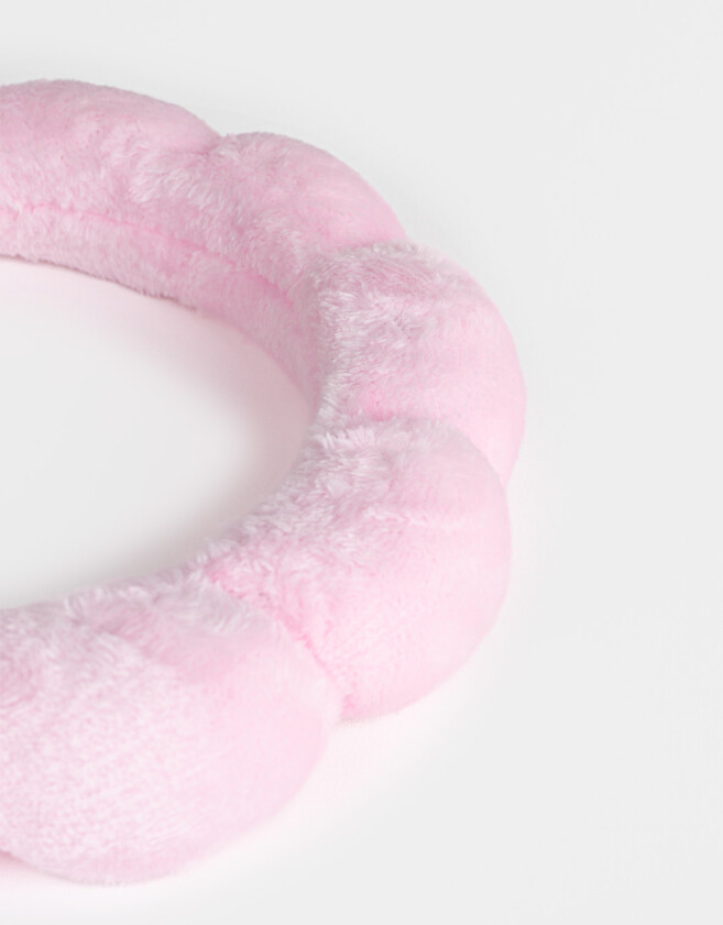 Vinchas Rígidas Hair Care Vincha Puffy Rosa - Rosa Claro